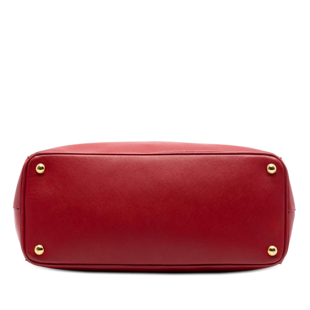 Prada Large Saffiano Lux Galleria Double Zip Satchel