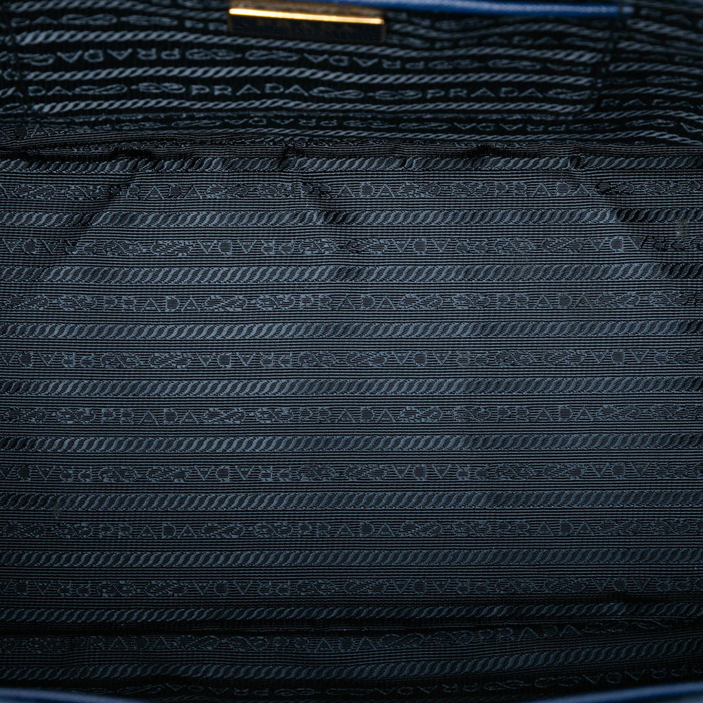 Prada Large Saffiano Lux Galleria Double Zip Tote