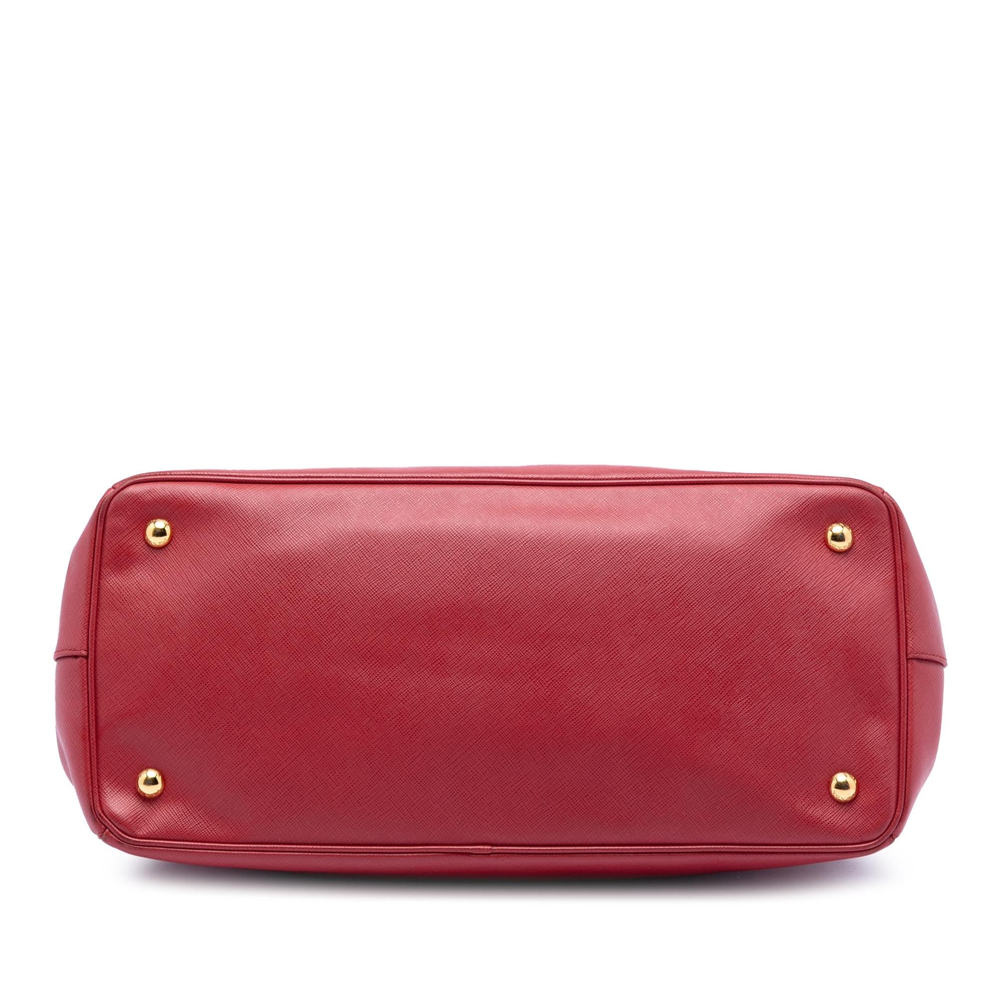 Prada Large Saffiano Lux Galleria Satchel