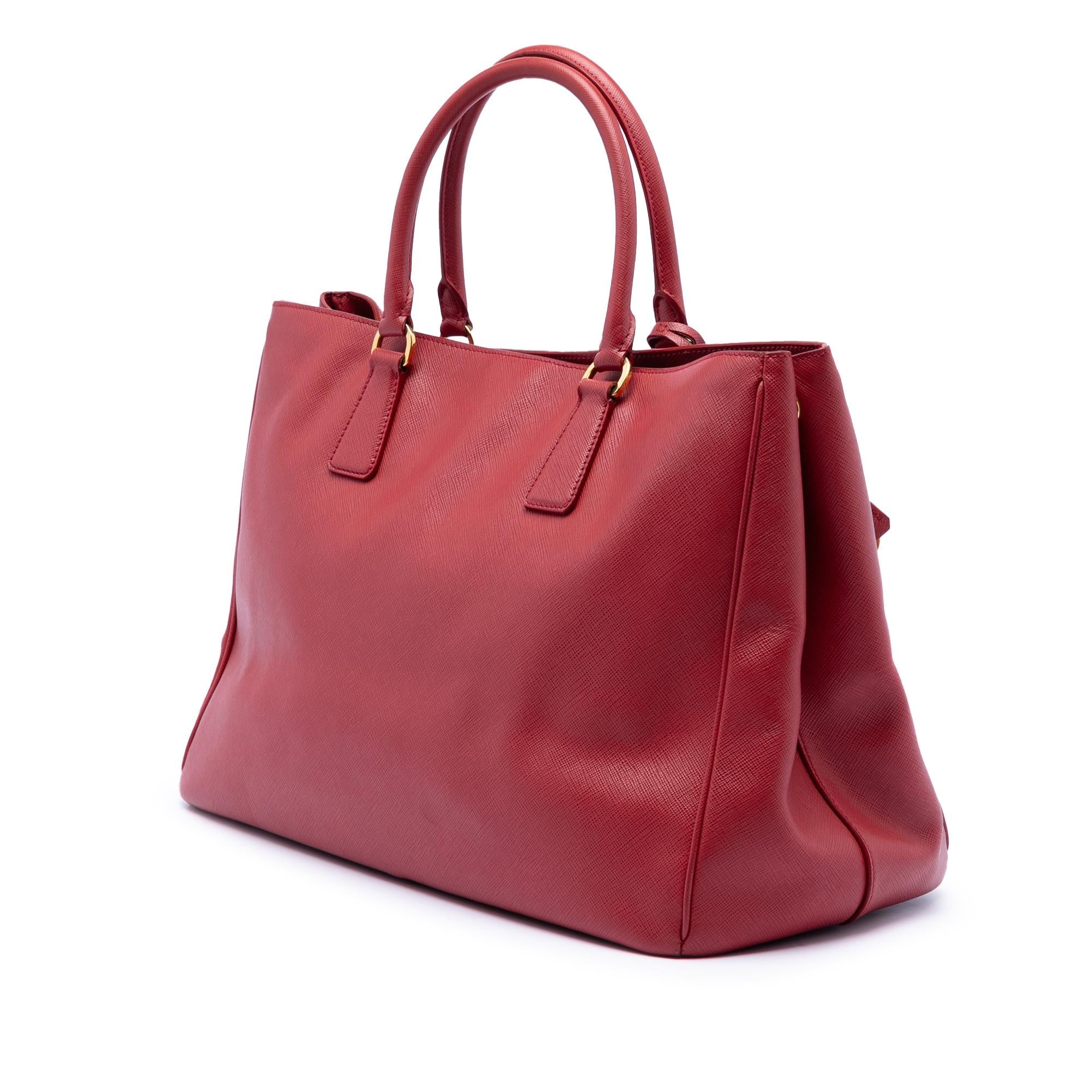 Prada Large Saffiano Lux Galleria Satchel