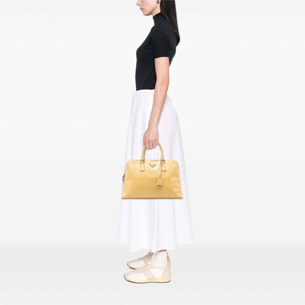 Prada Large Saffiano Lux Promenade Satchel