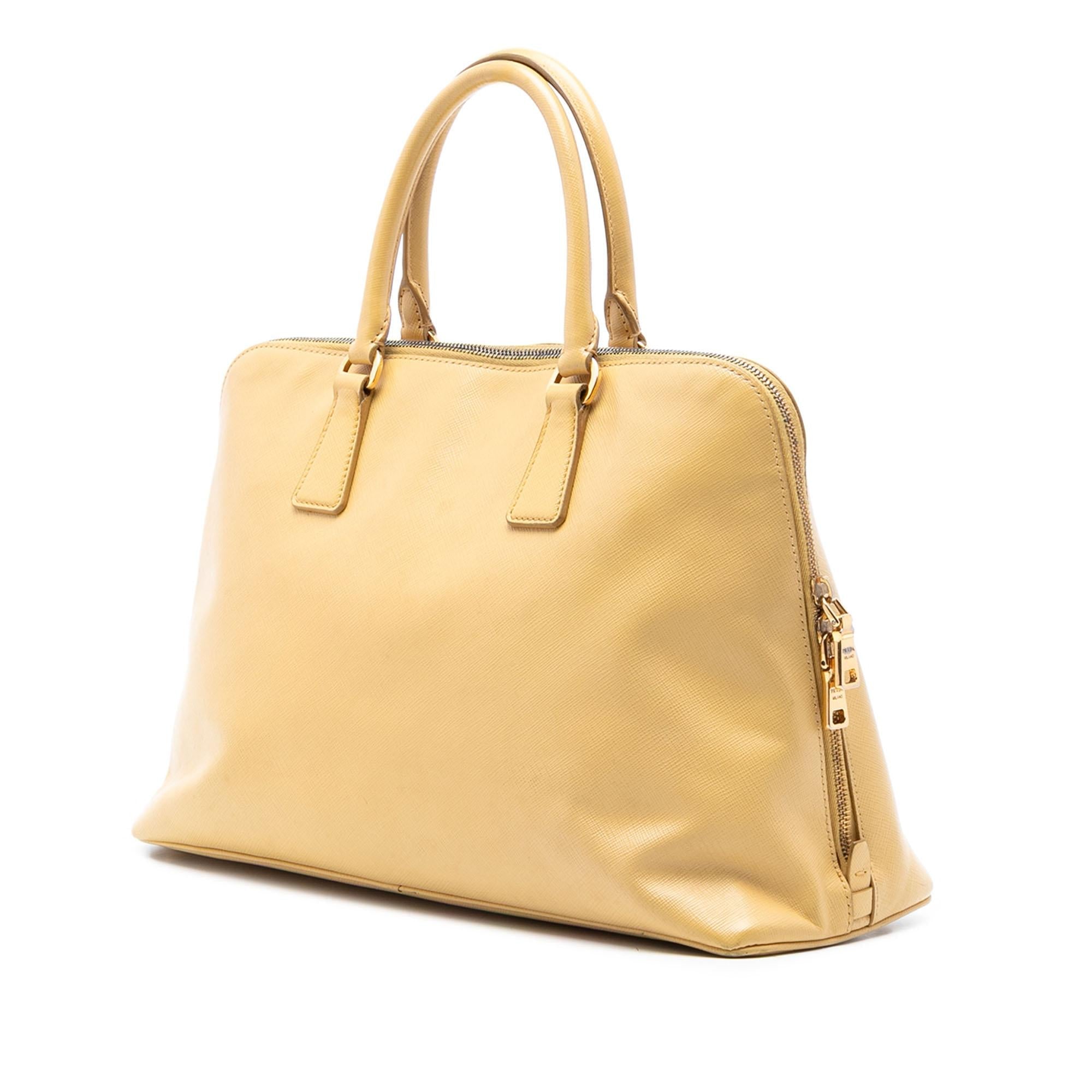 Prada Large Saffiano Lux Promenade Satchel