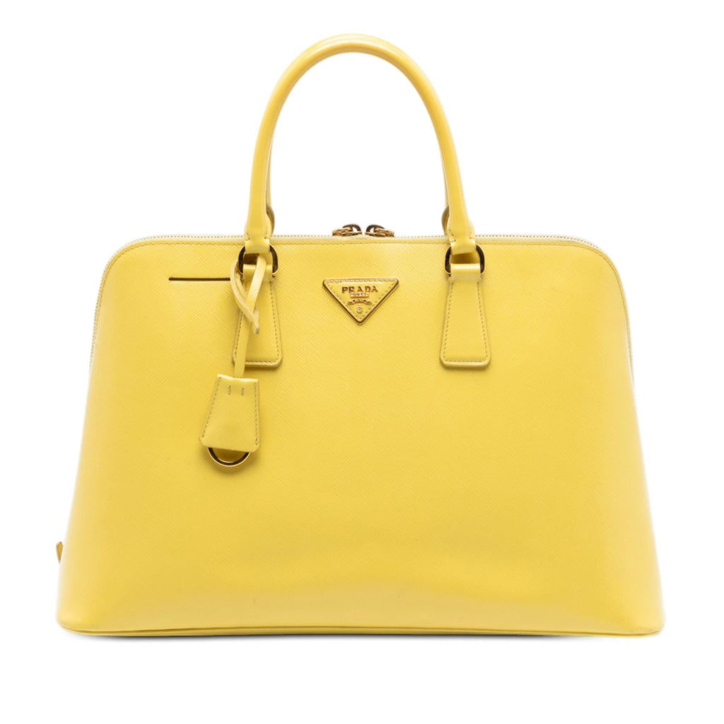 Prada Large Saffiano Lux Promenade Satchel