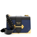 Prada Leather Cahier Shoulder Bag (SHF-19420)