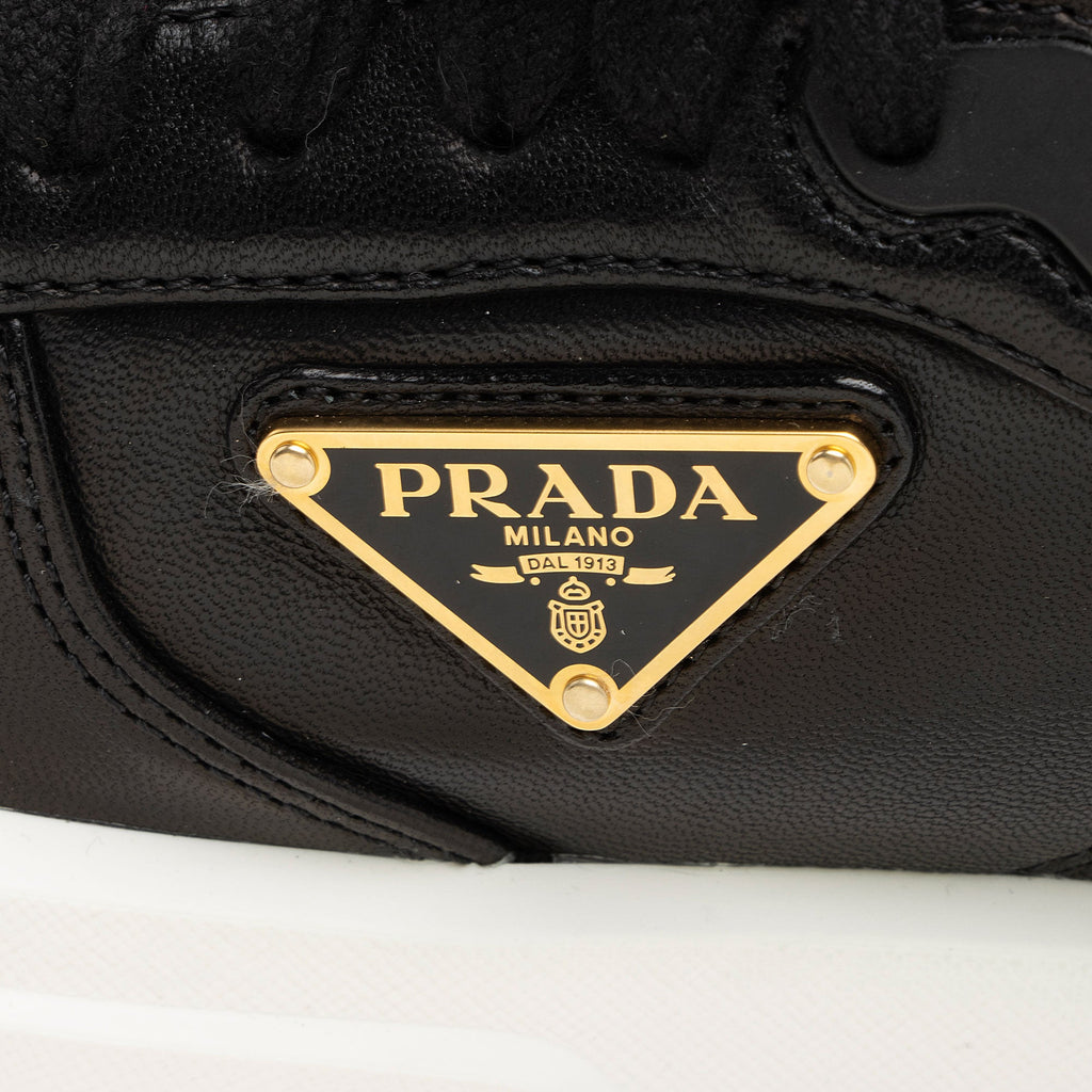 Prada Leather Prax 01 Sneakers - Size 7.5 / 37.5