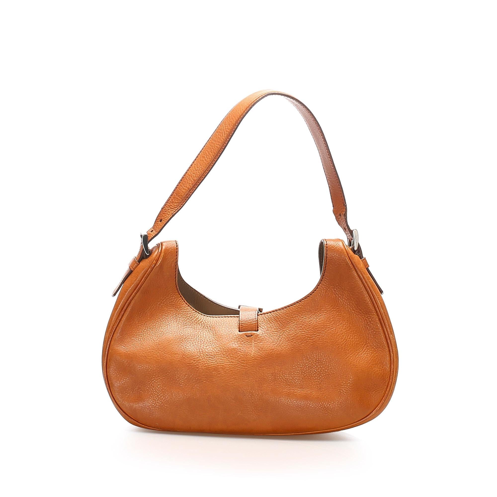 Prada Leather Shoulder Bag (SHG-22387)
