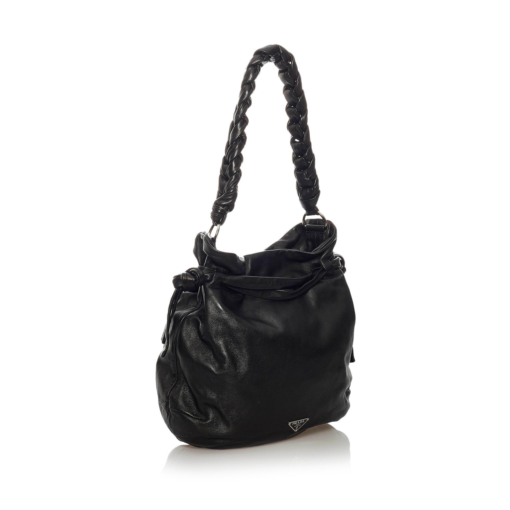 Prada Leather Shoulder Bag (SHG-29048)