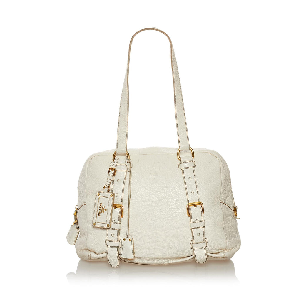 Prada Leather Shoulder Bag (SHG-33686)