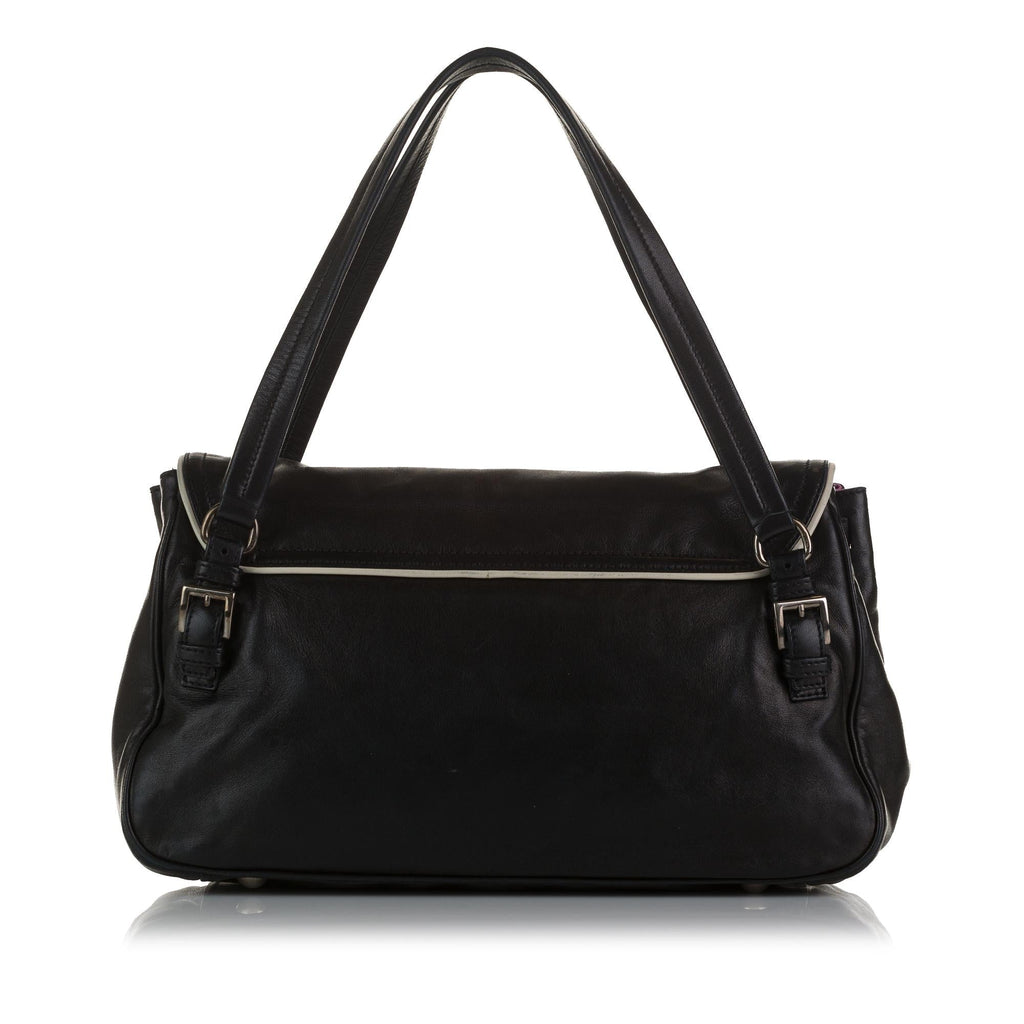 Prada Leather Shoulder Bag (SHG-k6pXFR)