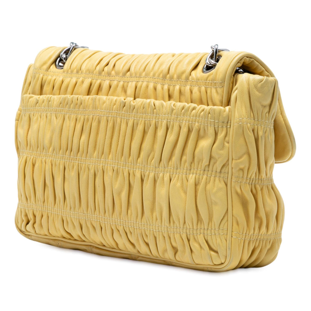 Prada Medium Nappa Gaufre Sound Chain Flap