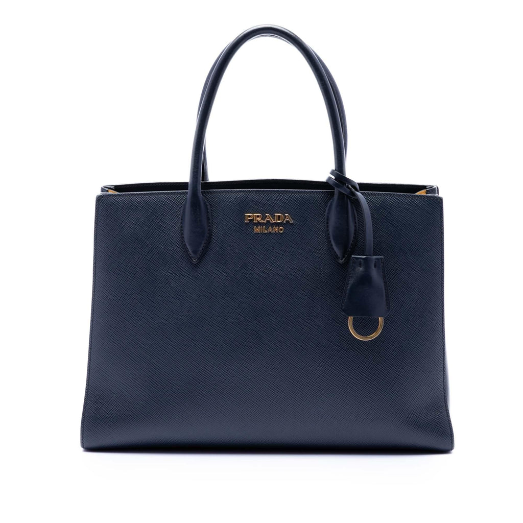 Prada Medium Saffiano Bibliotheque Satchel