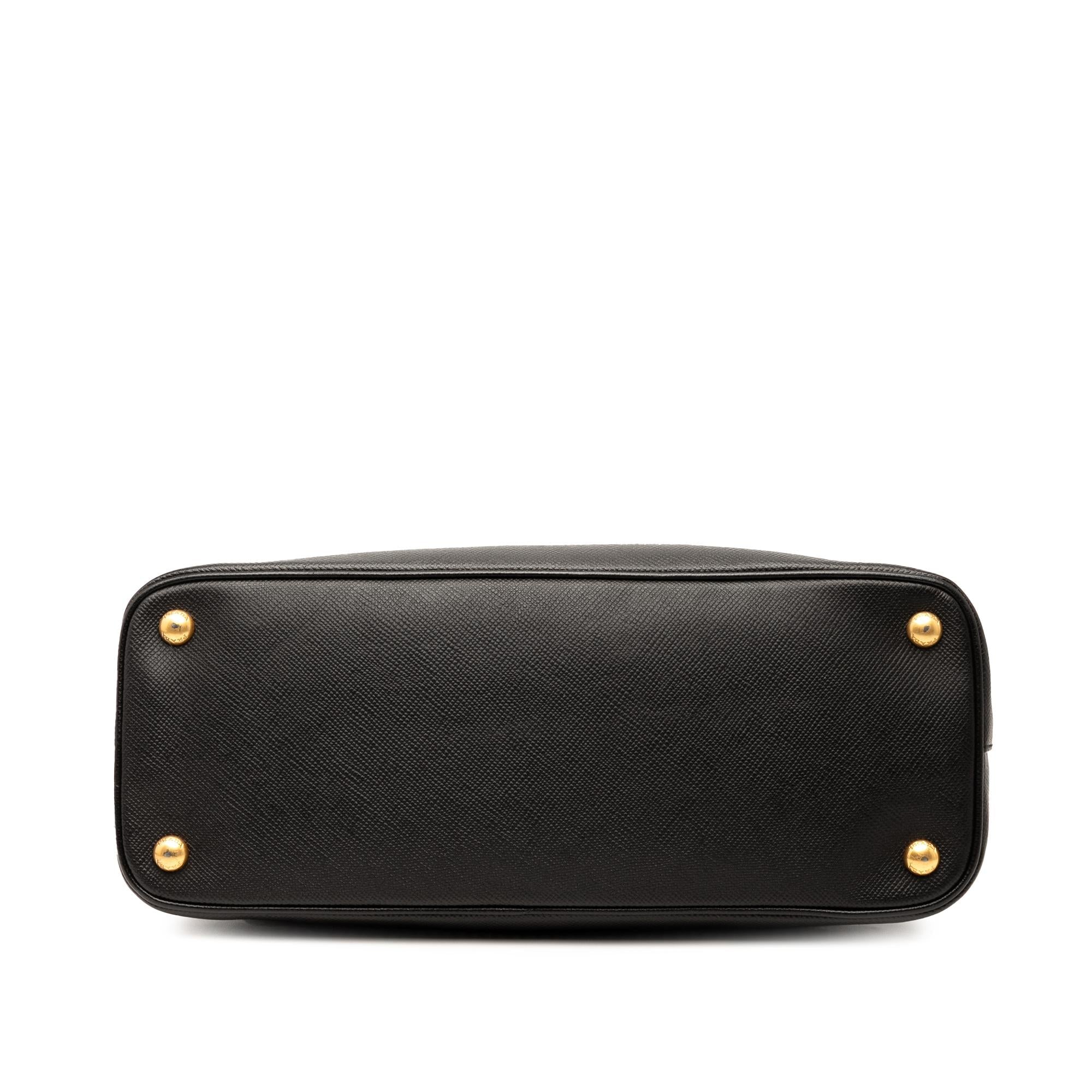 Prada Medium Saffiano Cuir Dome Satchel