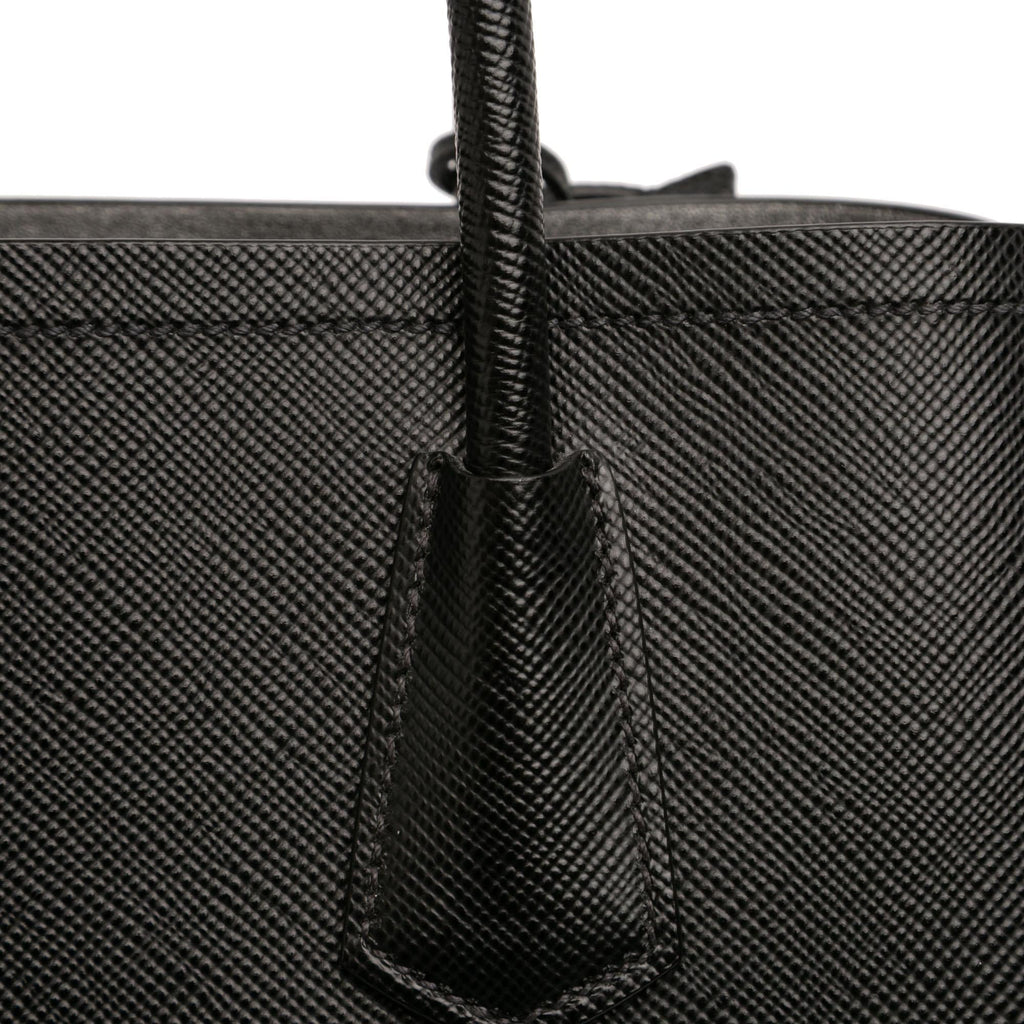Prada Medium Saffiano Cuir Double Handle Satchel