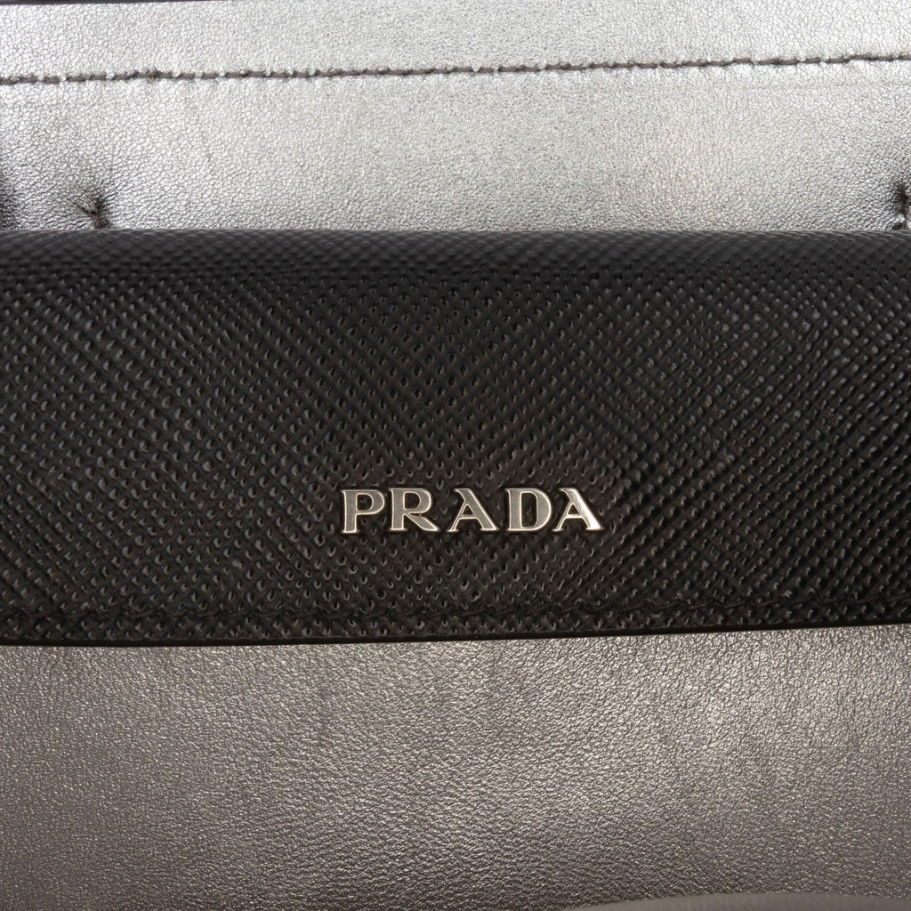 Prada Medium Saffiano Cuir Double Handle Satchel