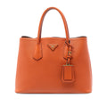 Prada Medium Saffiano Cuir Double Satchel