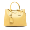 Prada Medium Saffiano Cuir Double Satchel