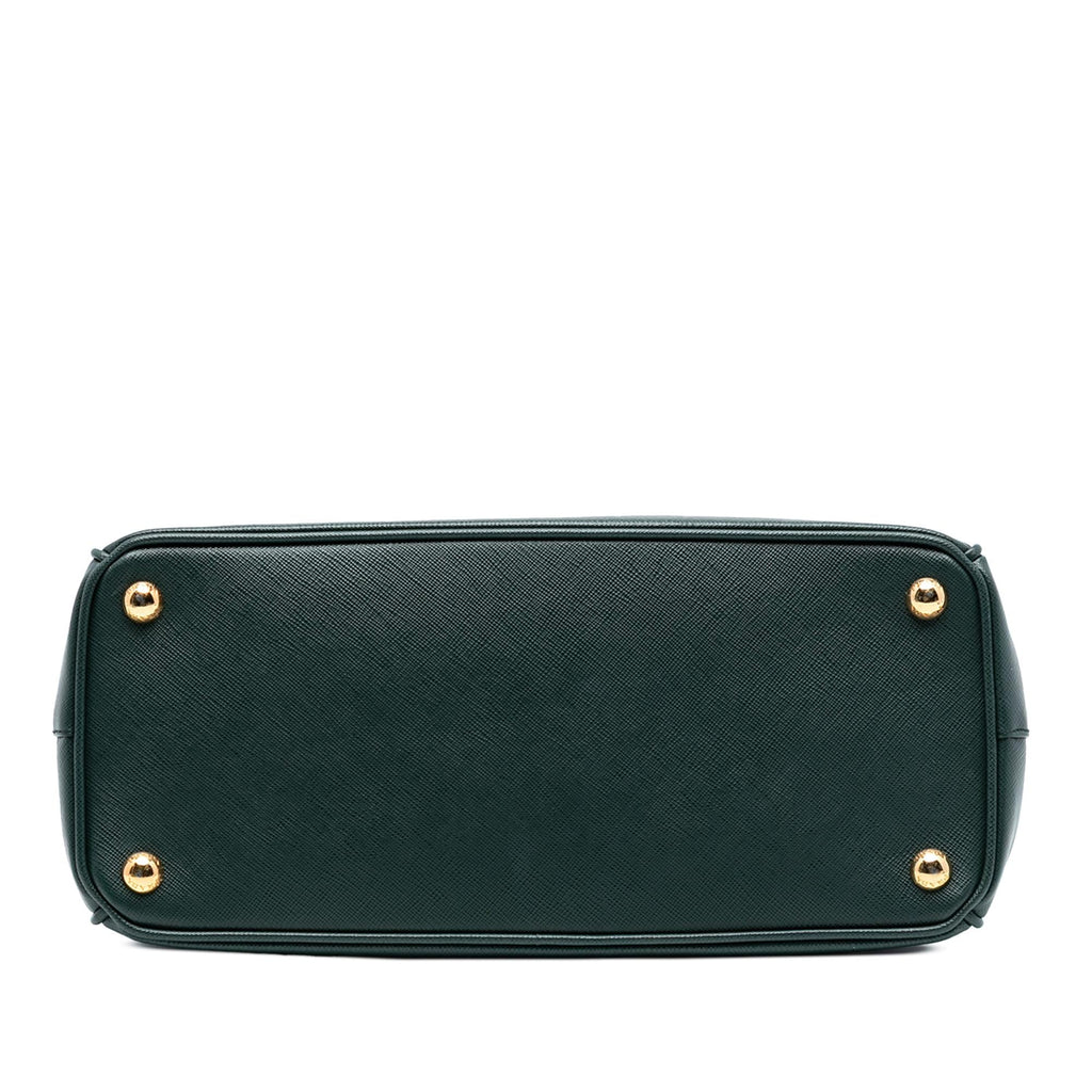 Prada Medium Saffiano Lux Galleria Double Zip Satchel