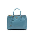Prada Medium Saffiano Lux Galleria Double Zip Satchel