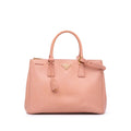 Prada Medium Saffiano Lux Galleria Double Zip Tote