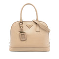 Prada Medium Saffiano Lux Open Promenade Satchel