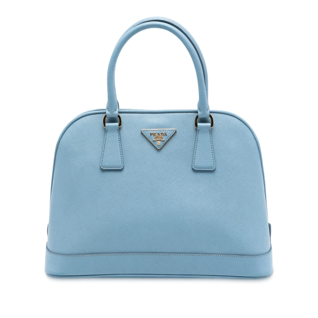 Prada Medium Saffiano Lux Open Promenade Satchel