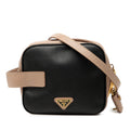 Prada Mini Bicolor Saffiano Lux Satchel