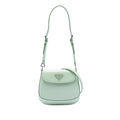 Prada Mini Brushed Leather Cleo Flap