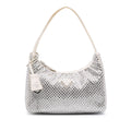 Prada Mini Satin Crystal Re-Edition 2000 Shoulder Bag