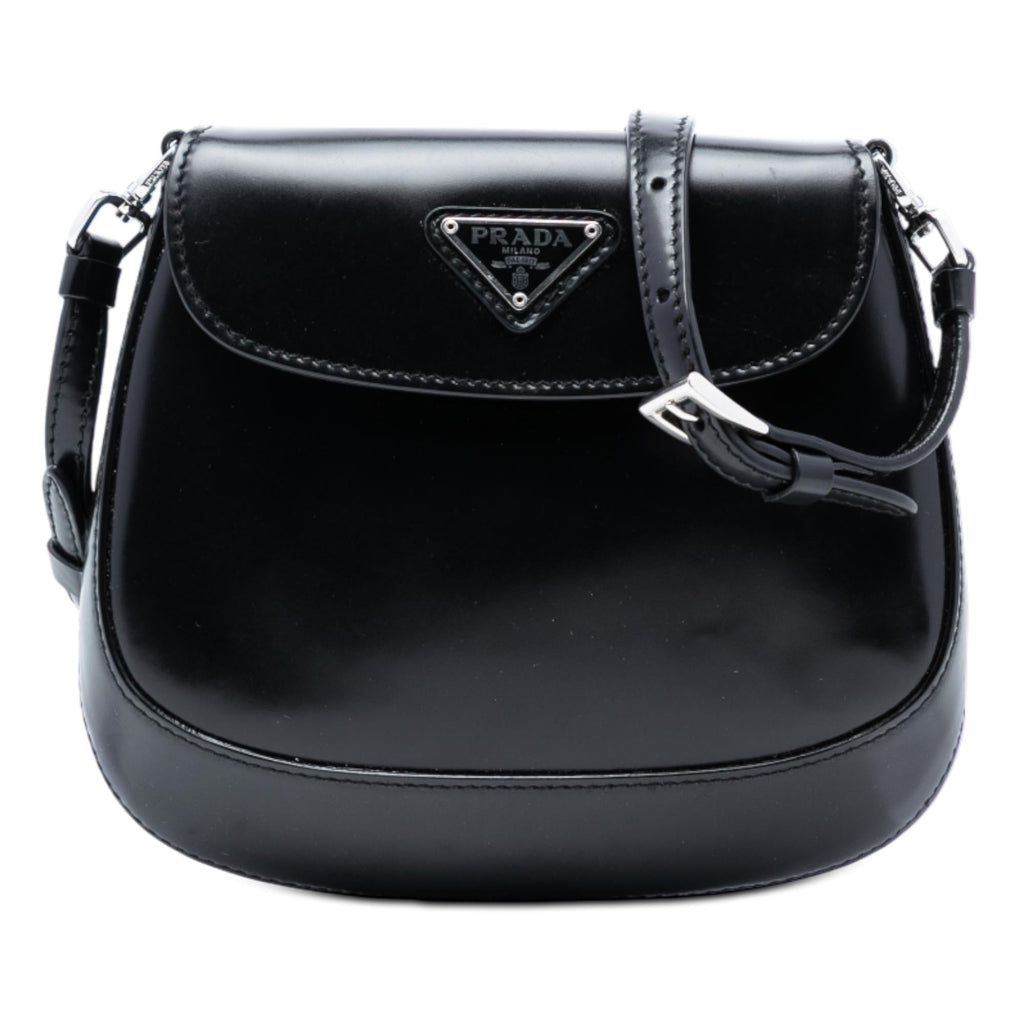 Prada Mini Spazzolato Cleo Flap
