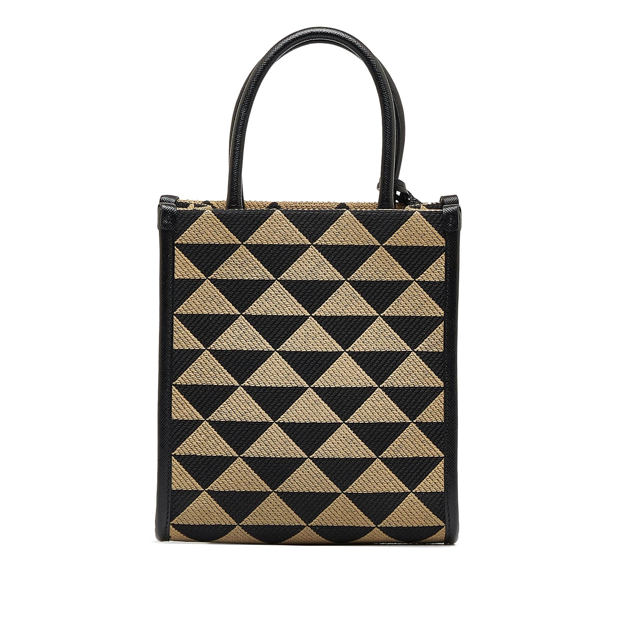 Prada Mini Symbole Triangolo Tote
