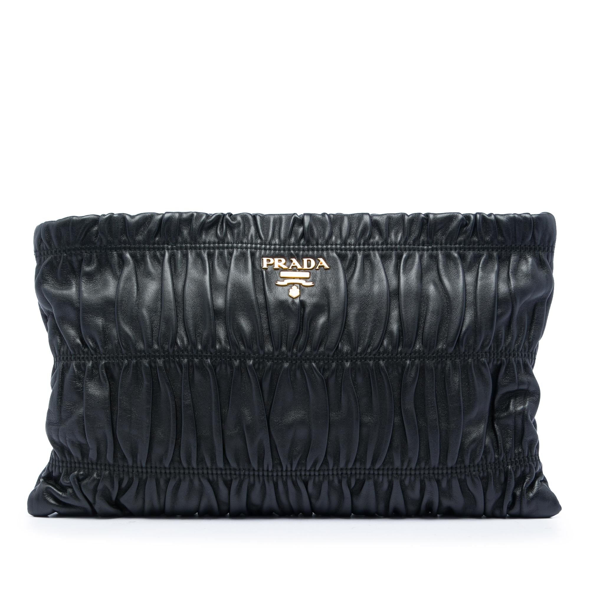 Prada Nappa Gaufre Clutch