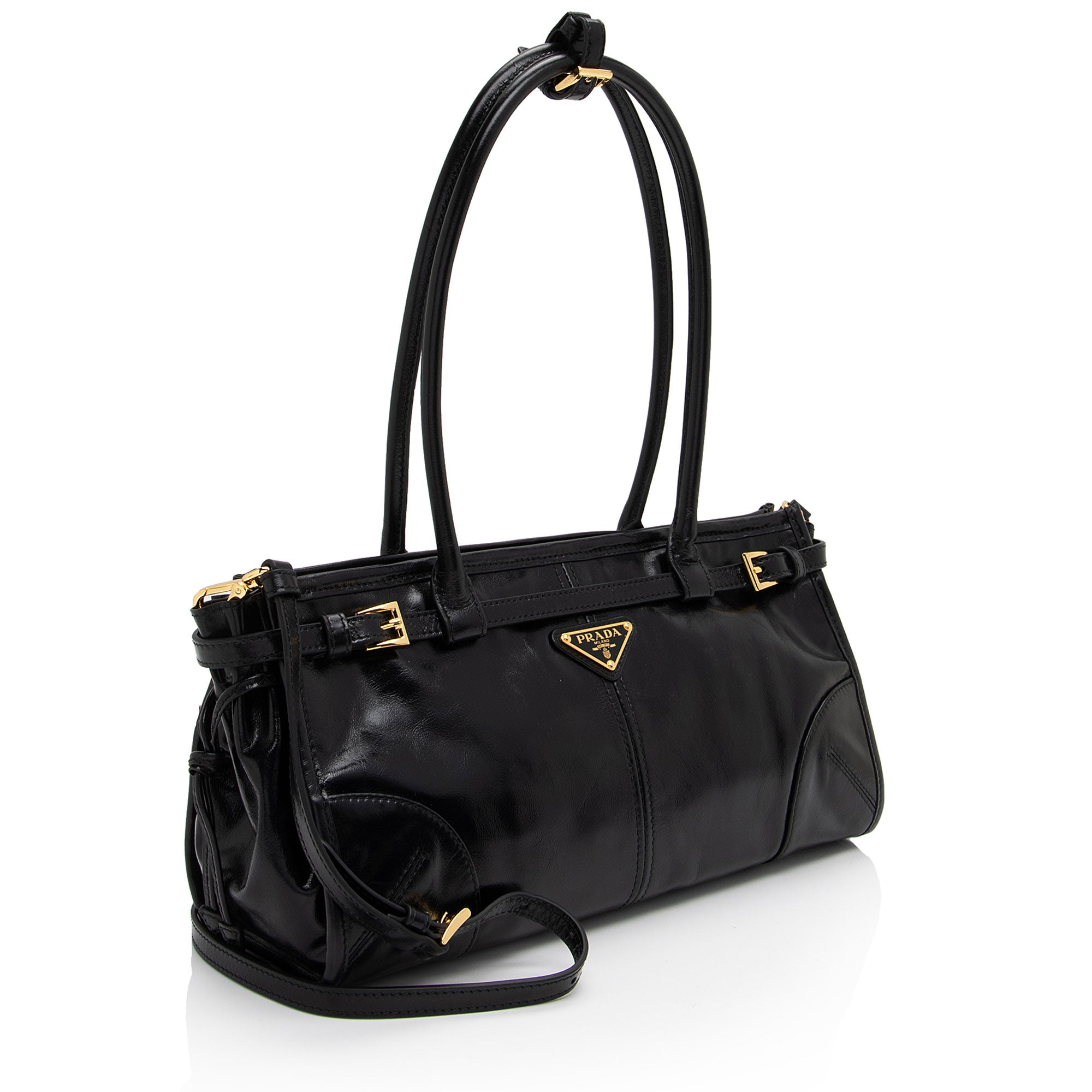Prada Nappa Leather Medium Shoulder Bag (SHF-bsC8qL)