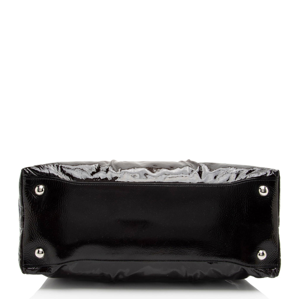 Prada Patent Leather Ombre Dome Satchel (SHF-alsIpx)