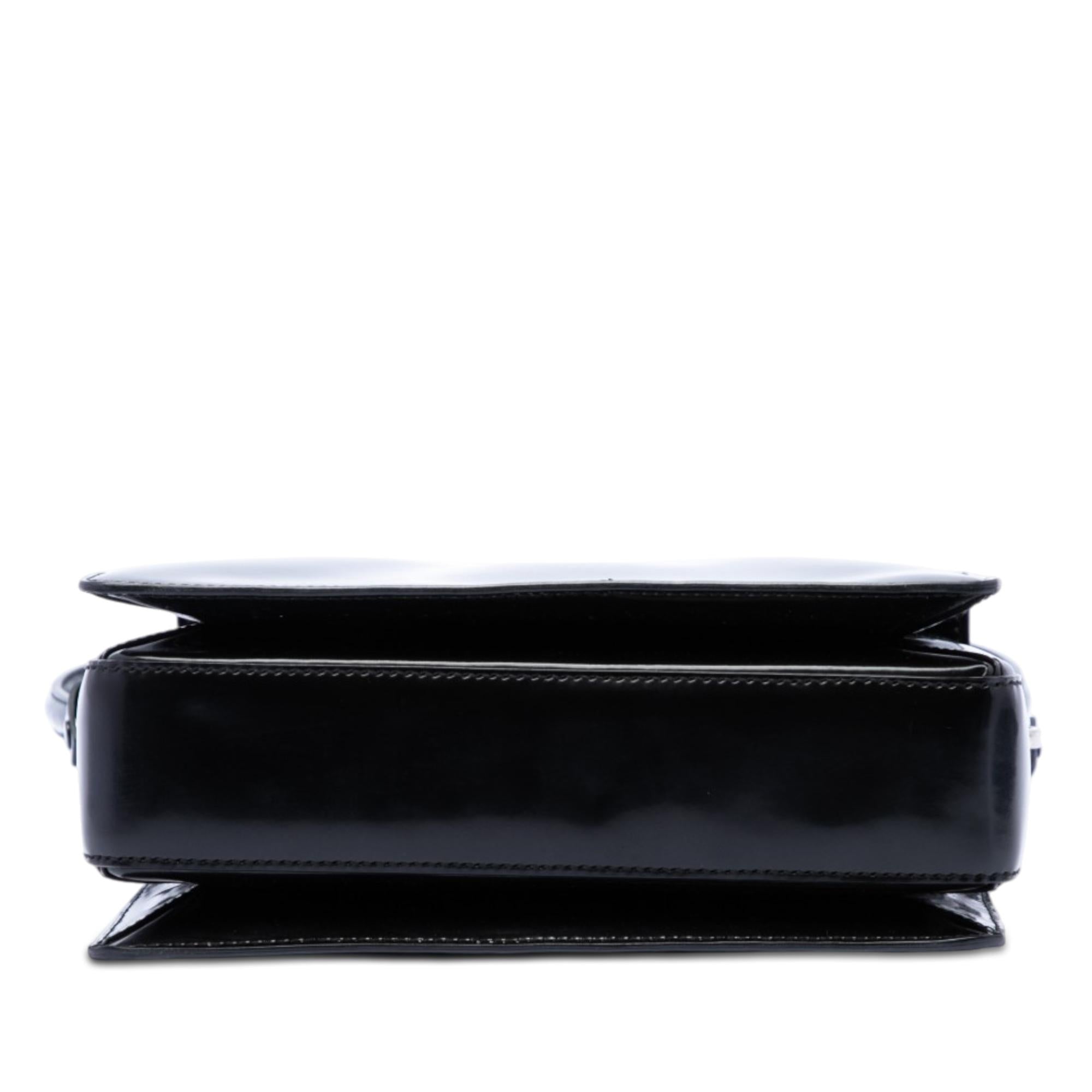 Prada Patent Leather Turnlock Satchel