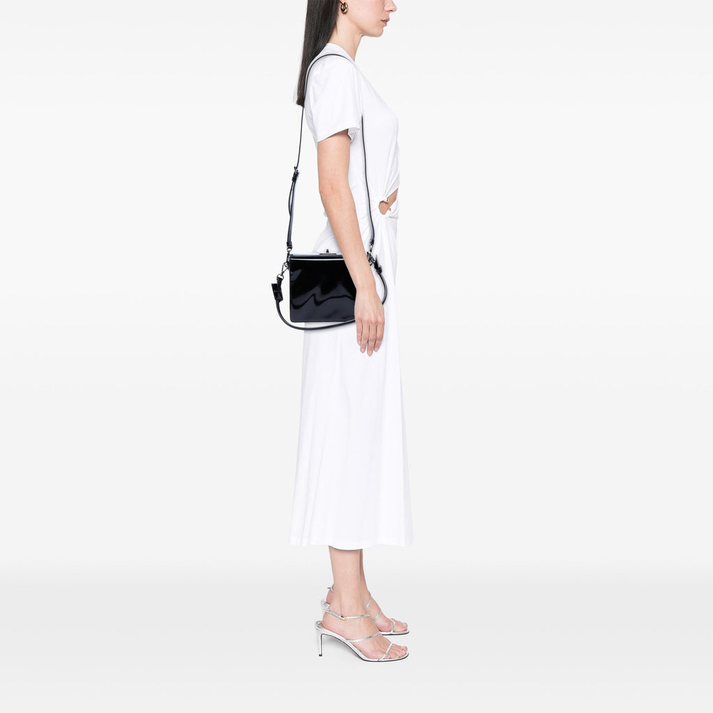 Prada Patent Leather Turnlock Satchel