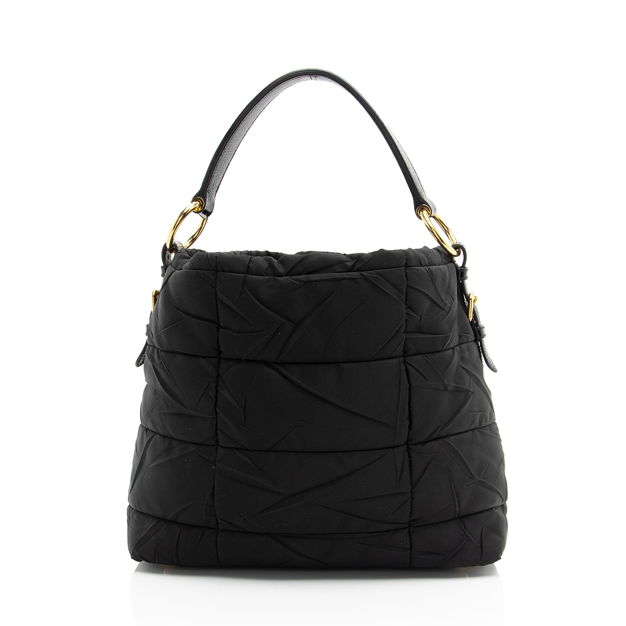 Prada Quilted Tessuto Shoulder Bag (SHF-tluc77)