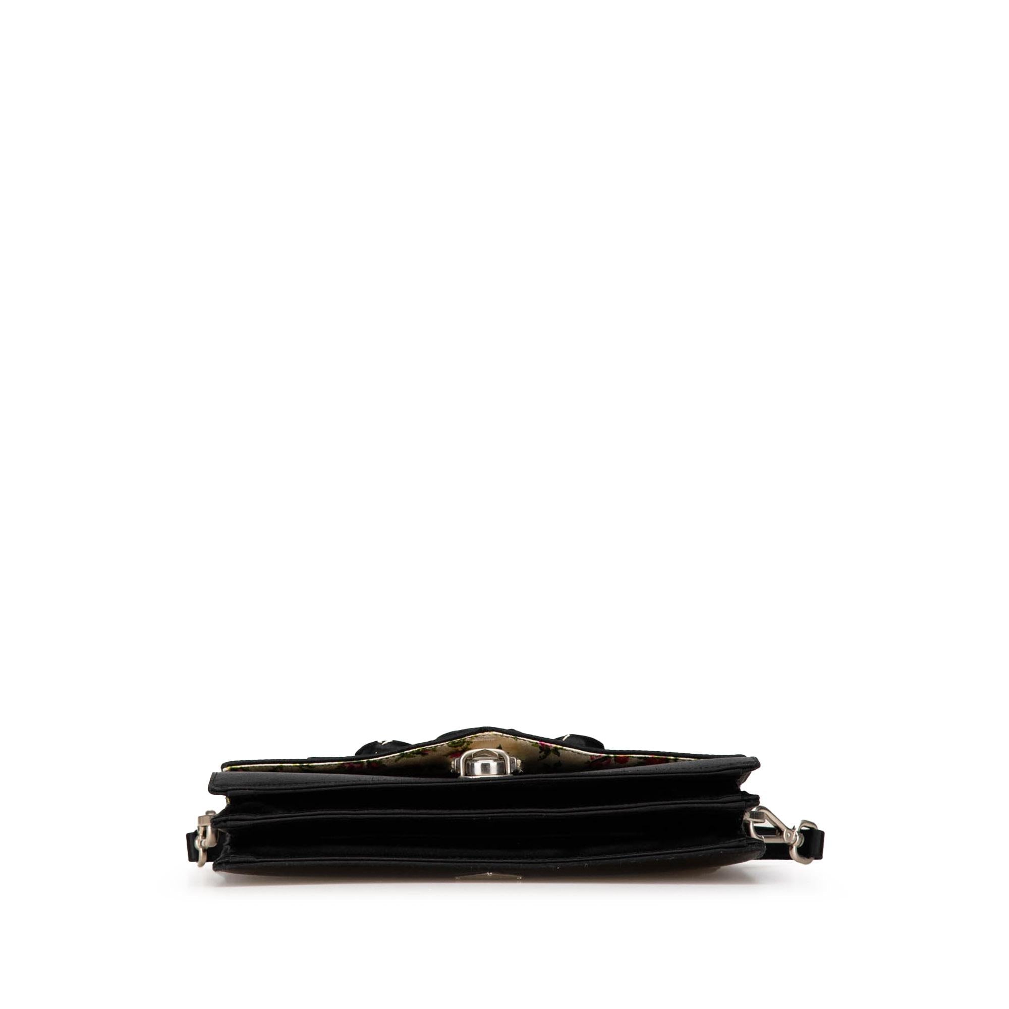 Prada Raso Flower Shoulder Bag