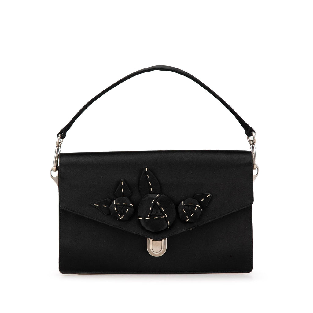 Prada Raso Flower Shoulder Bag