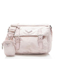 Prada Re-Nylon Double Buckle Messenger