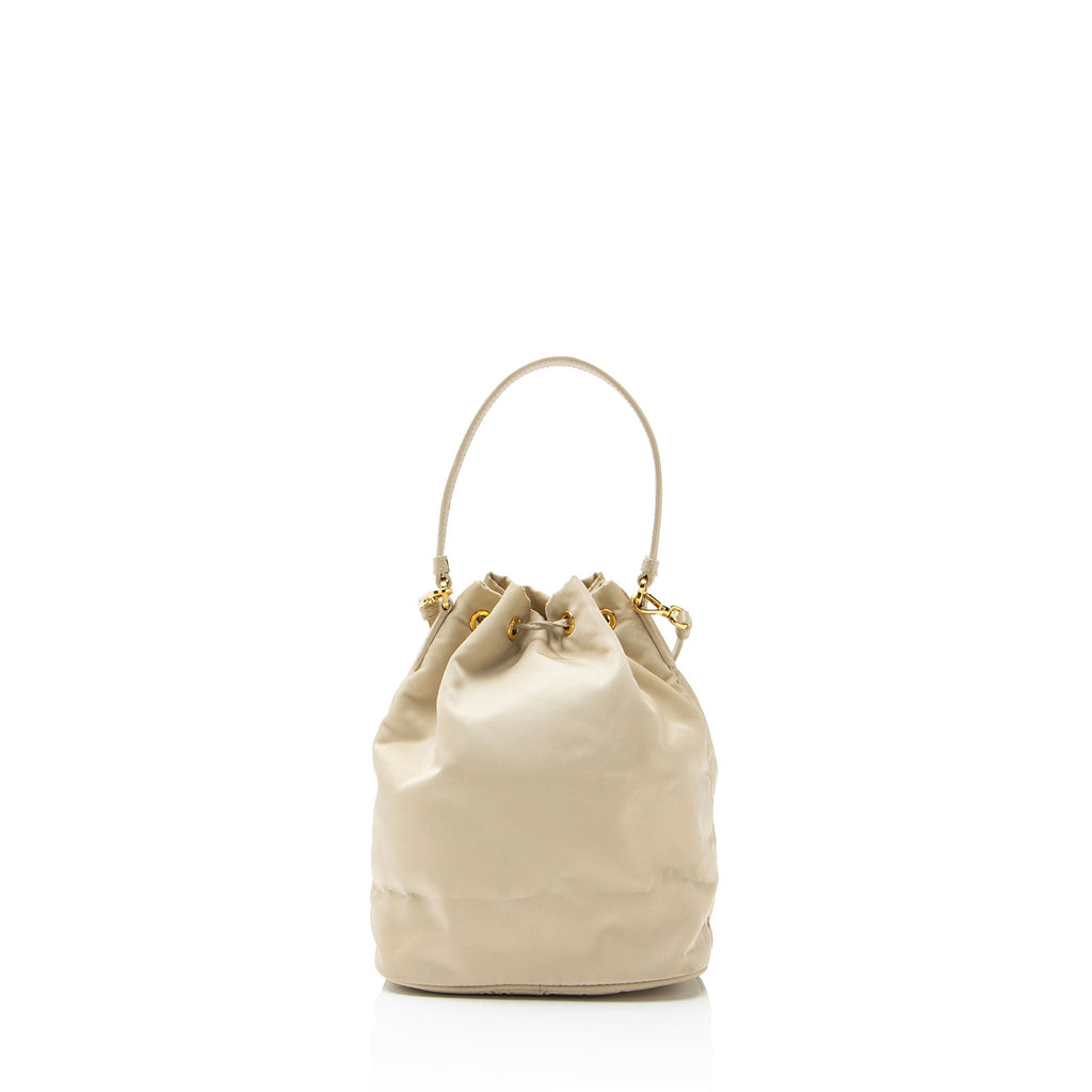 Prada Re-Nylon Duet Drawstring Bucket Bag