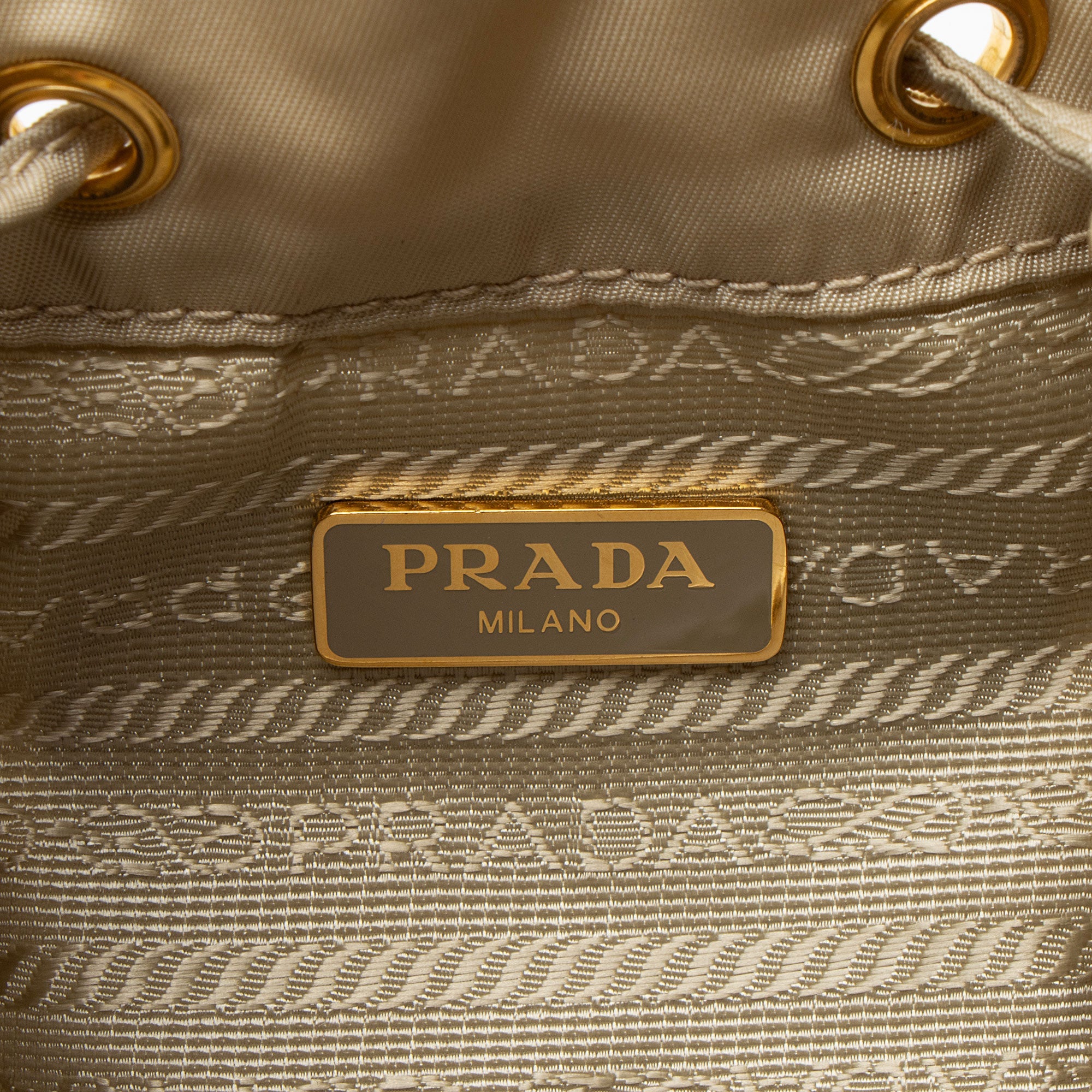 Prada Re-Nylon Duet Drawstring Bucket Bag