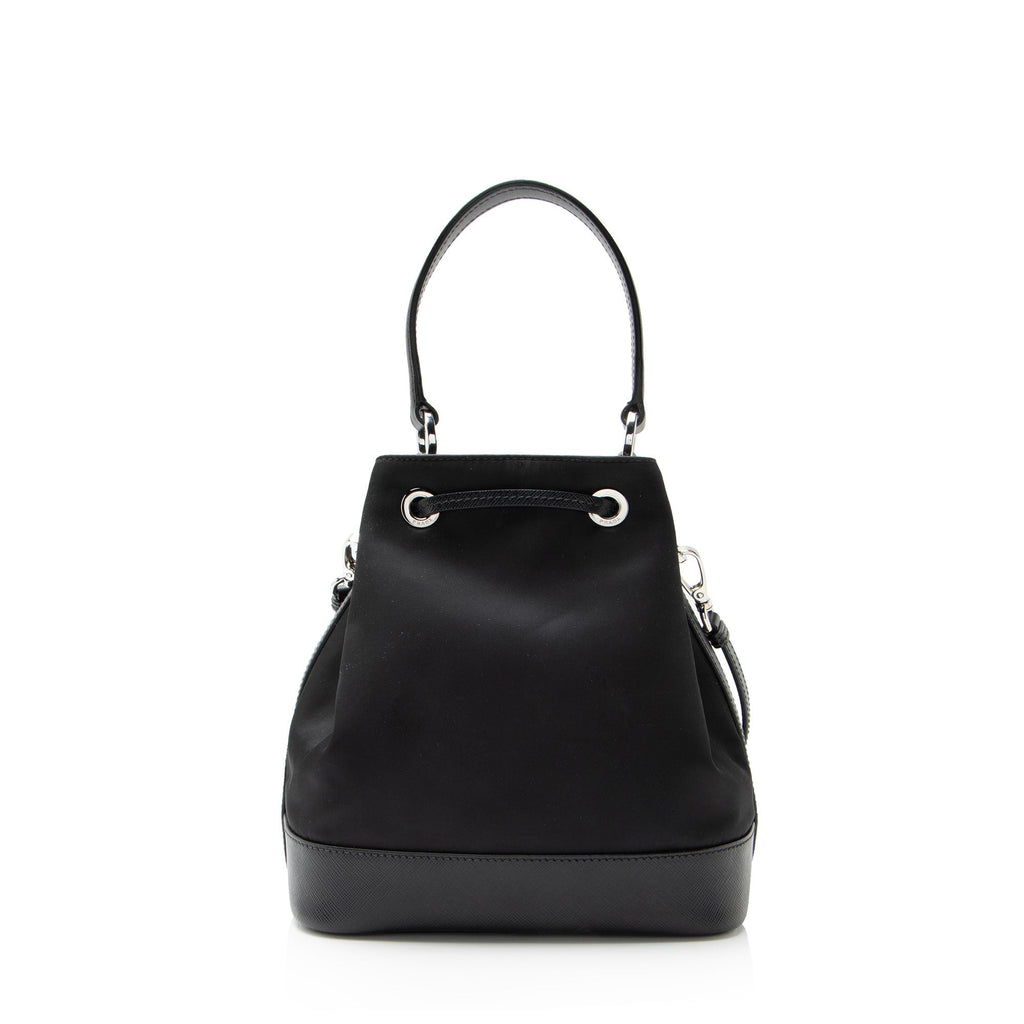 Prada Re-Nylon Top Handle Mini Bucket Bag