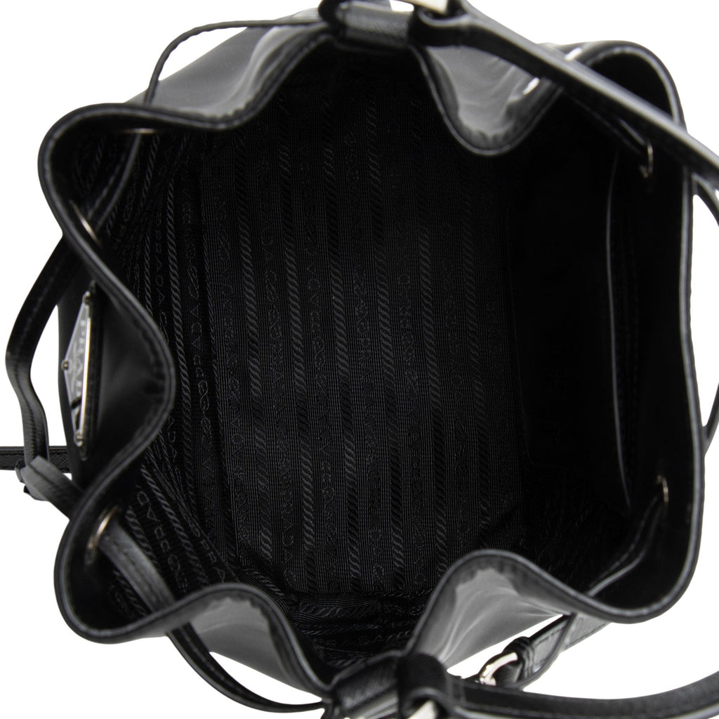 Prada Re-Nylon Top Handle Mini Bucket Bag