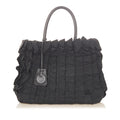 Prada Ruffled Tessuto Tote Bag (SHG-31505)