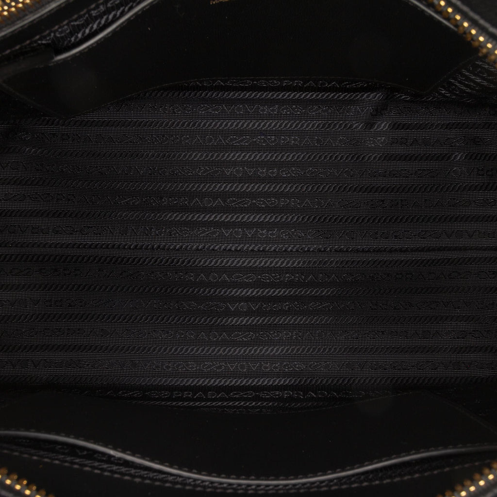 Prada Saffiano And City Calf Esplanade Satchel