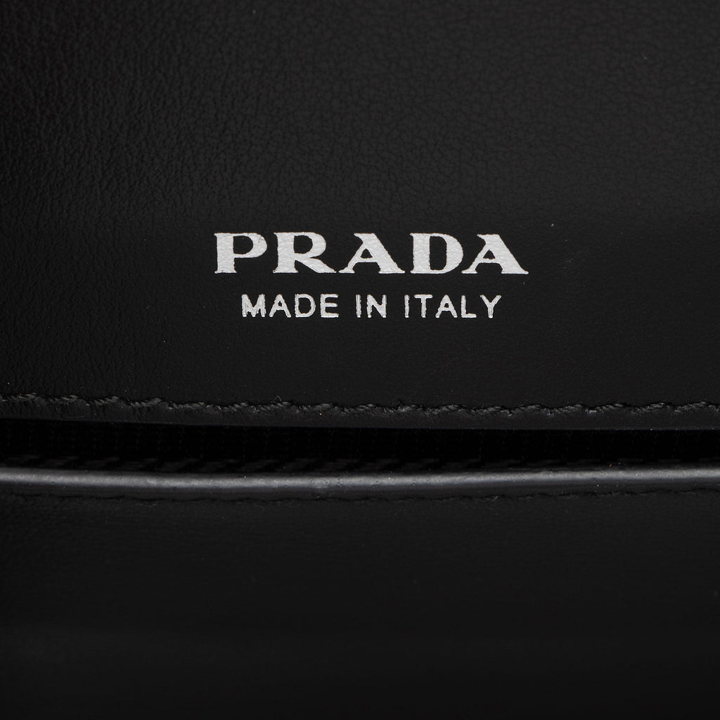 Prada Saffiano Calfskin Studded Cahier Belt Bag