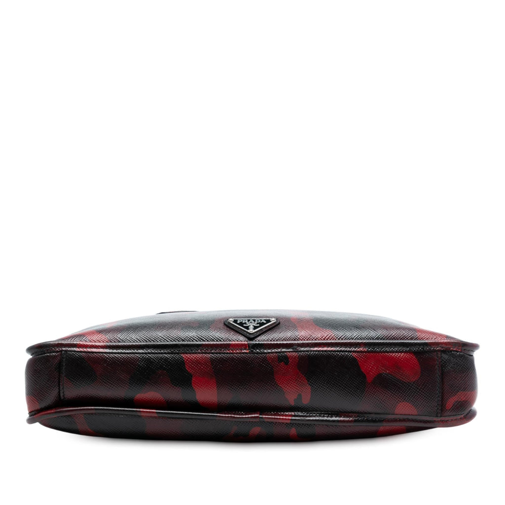 Prada Saffiano Camouflage Print Briefcase