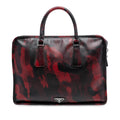 Prada Saffiano Camouflage Print Briefcase