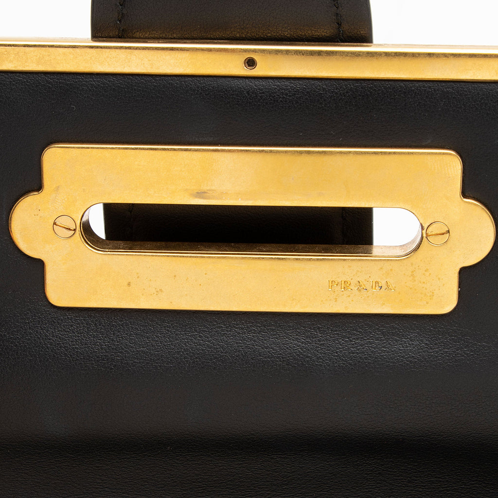 Prada Calfskin Cahier Top Handle (SHF-1Td68q)