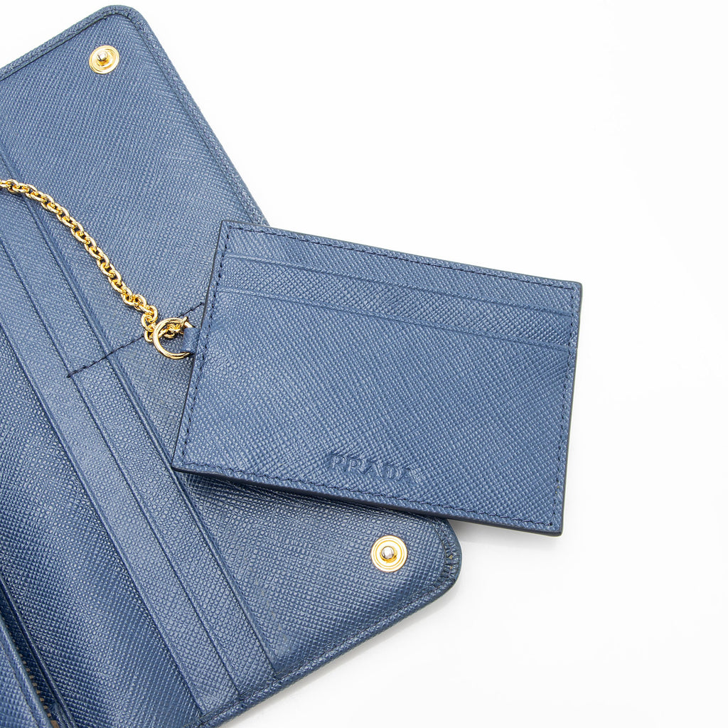 Prada Saffiano Continental Wallet
